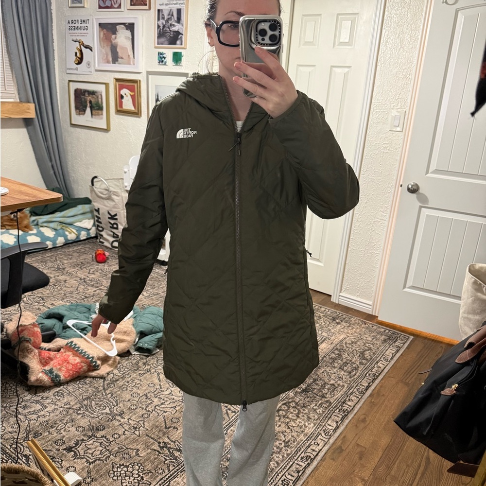 The North Face Olive Hooded Jacket